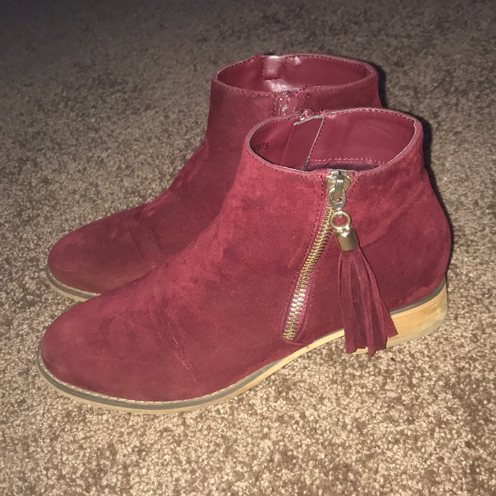 Forever 21 Faux Suede Booties
